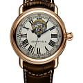 Aerowatch Aerowatch 68900 R102  68900 R102 механические мужские часы белый циферблат, браслет кожаный — вид спереди